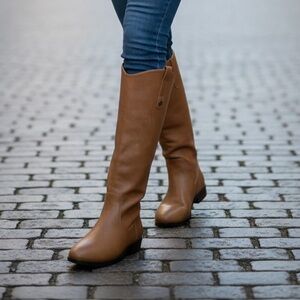 Women’s Brown Faux Leather Boots